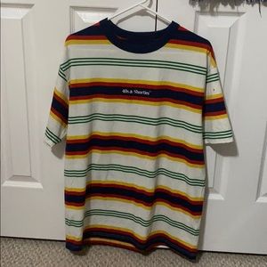 40s & Shorties Rainbow Striped Tshirt